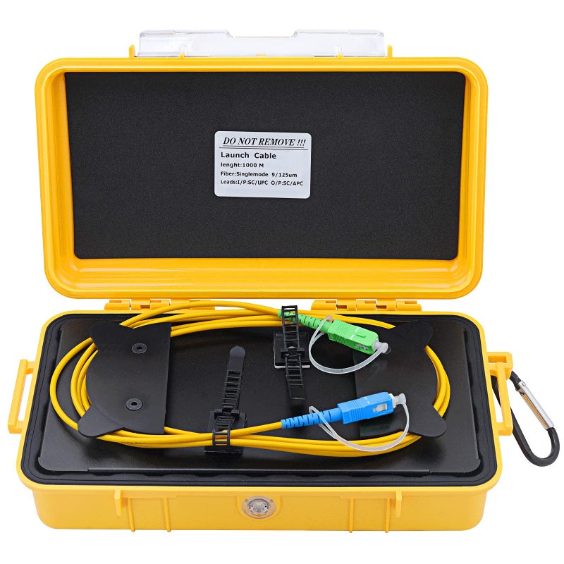 KELUSHI Fiber Optic Test Tool SC/UPC-SC/APC SMï¼ˆ9/125ï¼‰ OTDR Launch Cable Box Extension Cord OTDR Dead Zone Eliminator - Image 1